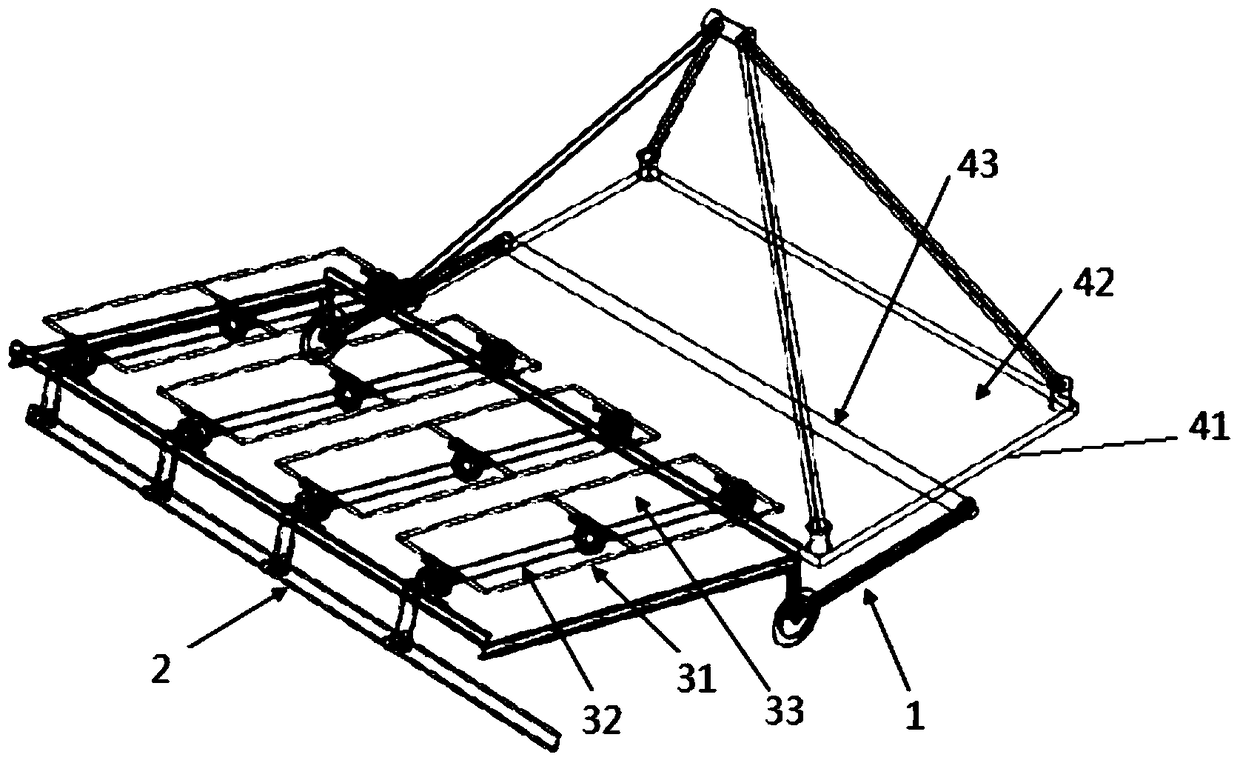 Photovoltaic and thermal integrated daily power generation device