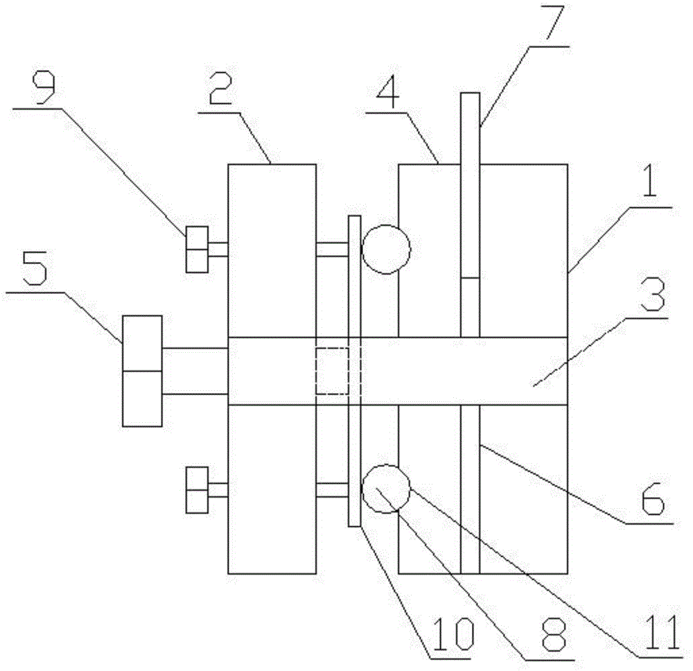 Auxiliary compression tool for thin plate material and application method thereof