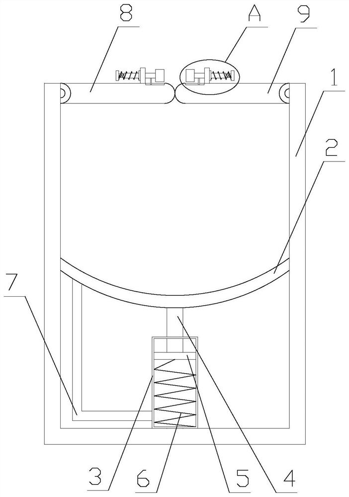 Fixing device for saplings