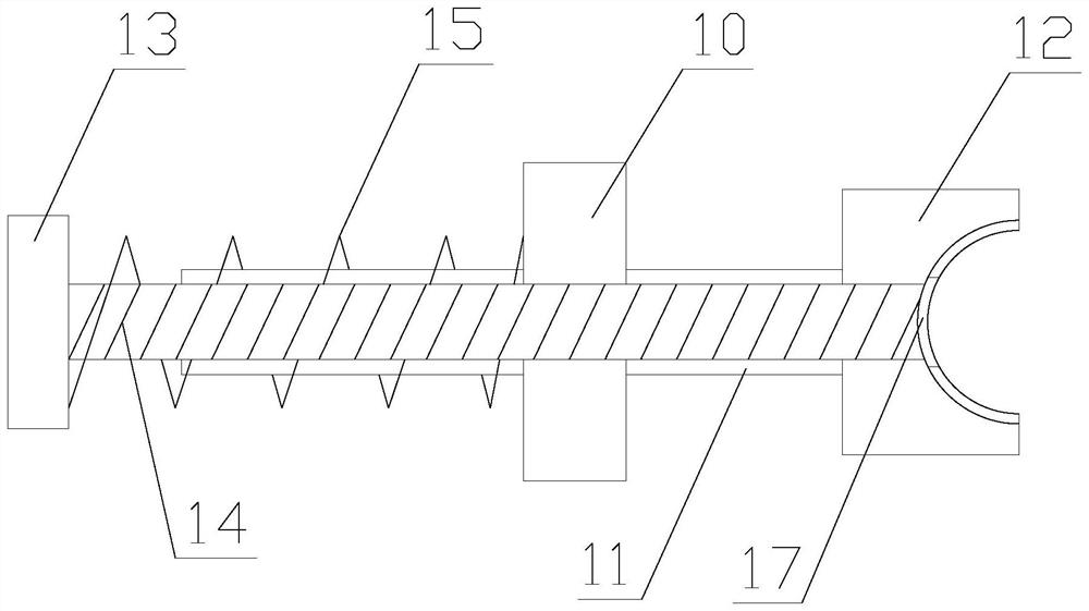 Fixing device for saplings