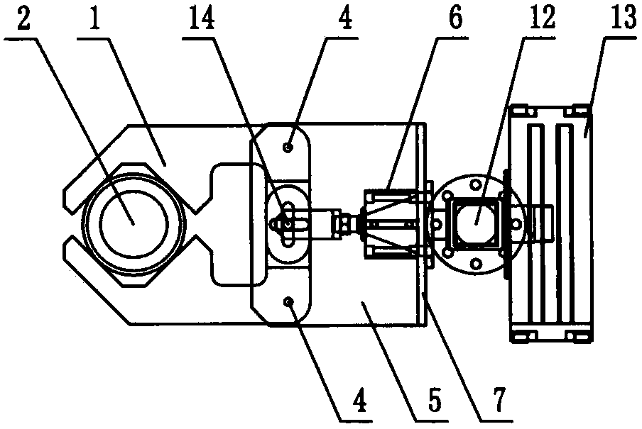 Automobile equipment line intelligent 360-degree multi-dimensional mechanical arm fixture device