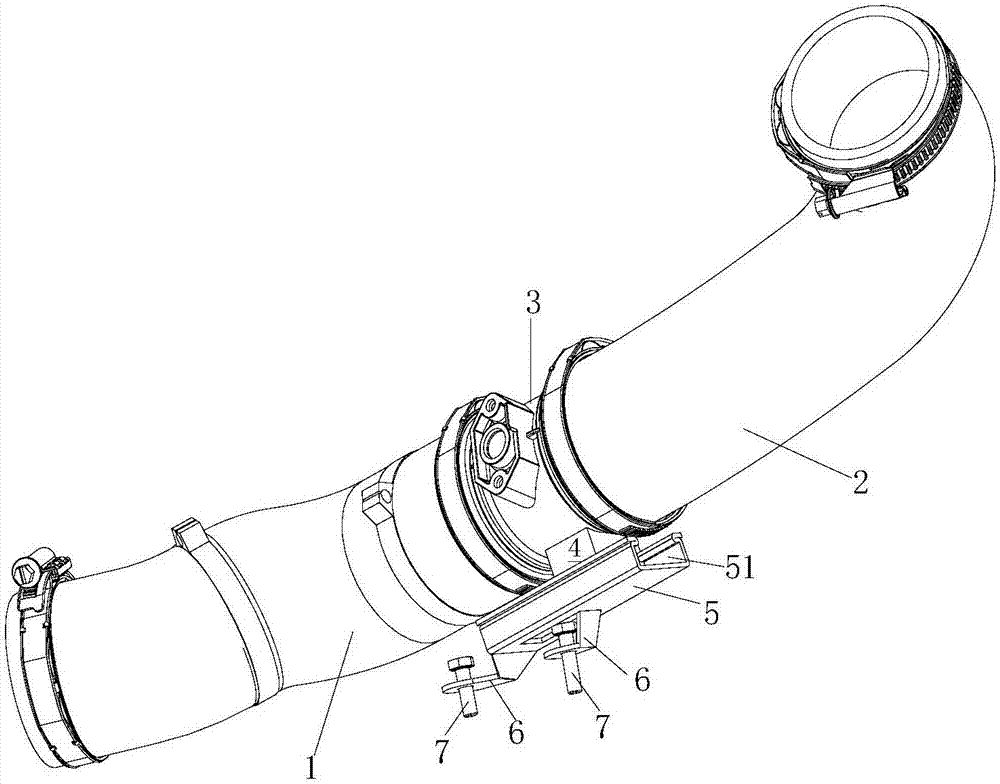 Engine intake pipe assembly and vehicle