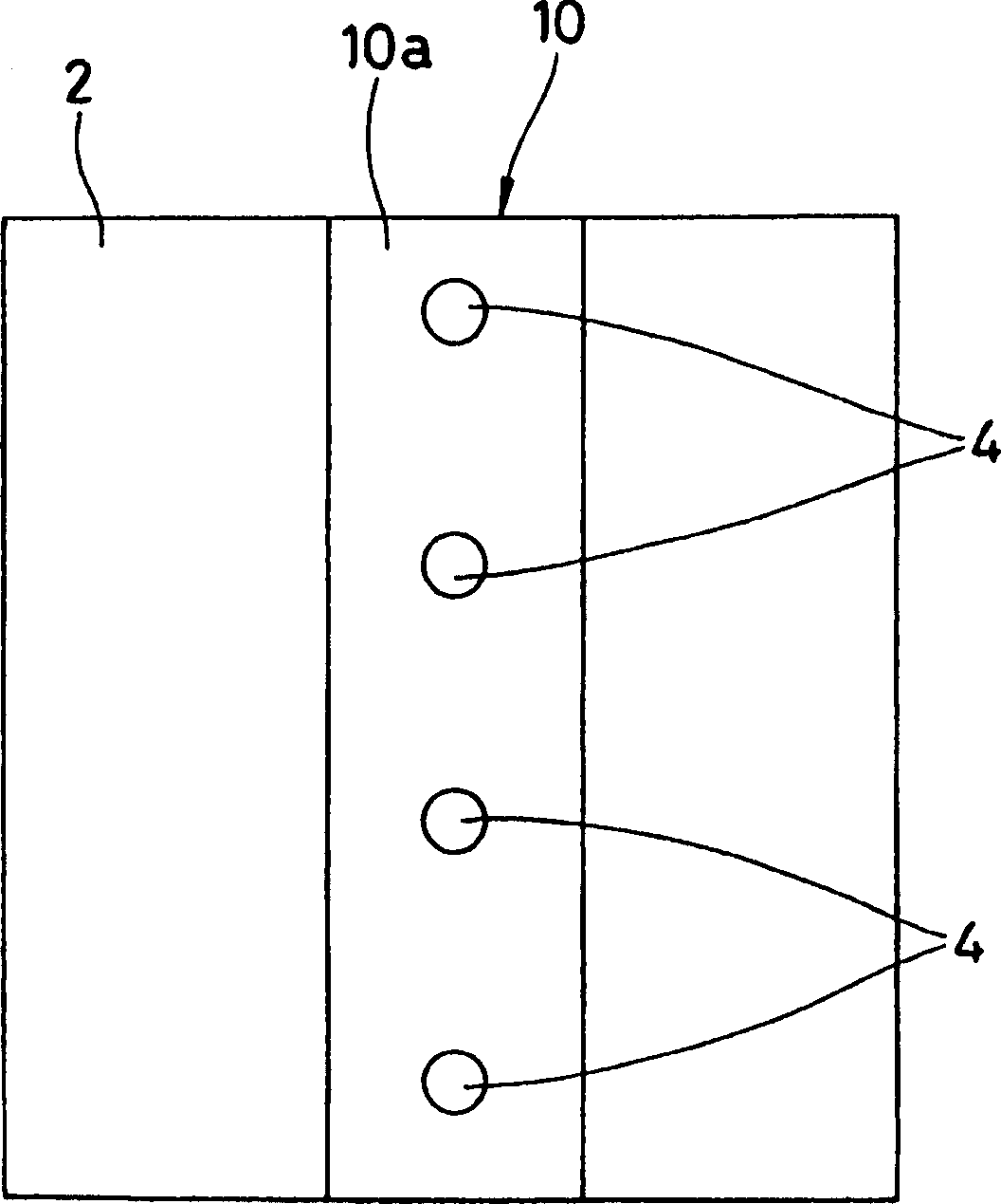 Separator for fuel battery