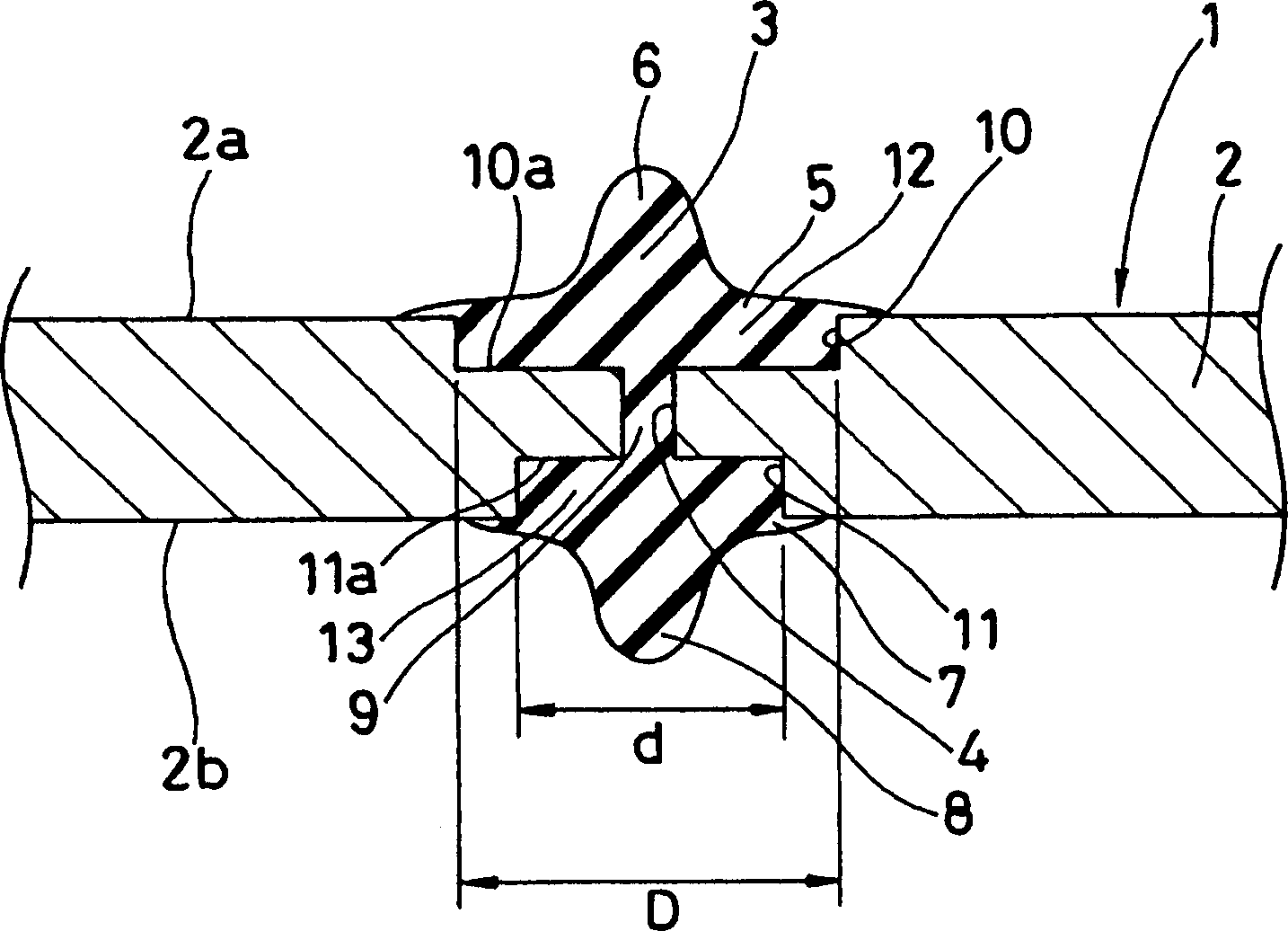 Separator for fuel battery