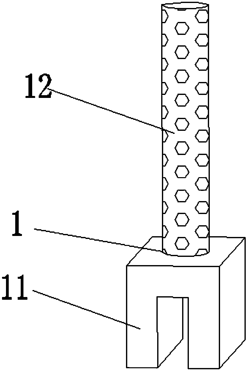 Multifunctional clover-type bedside lifting device for surgical beds