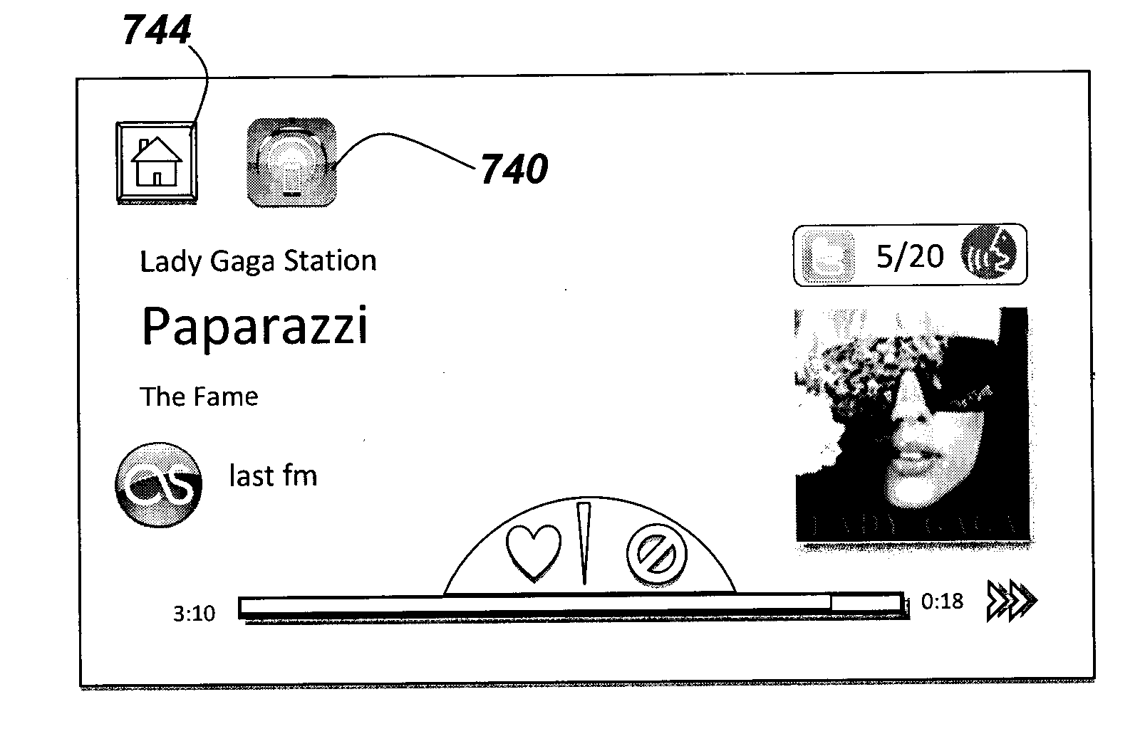 Method for using radio presets as application shortcuts