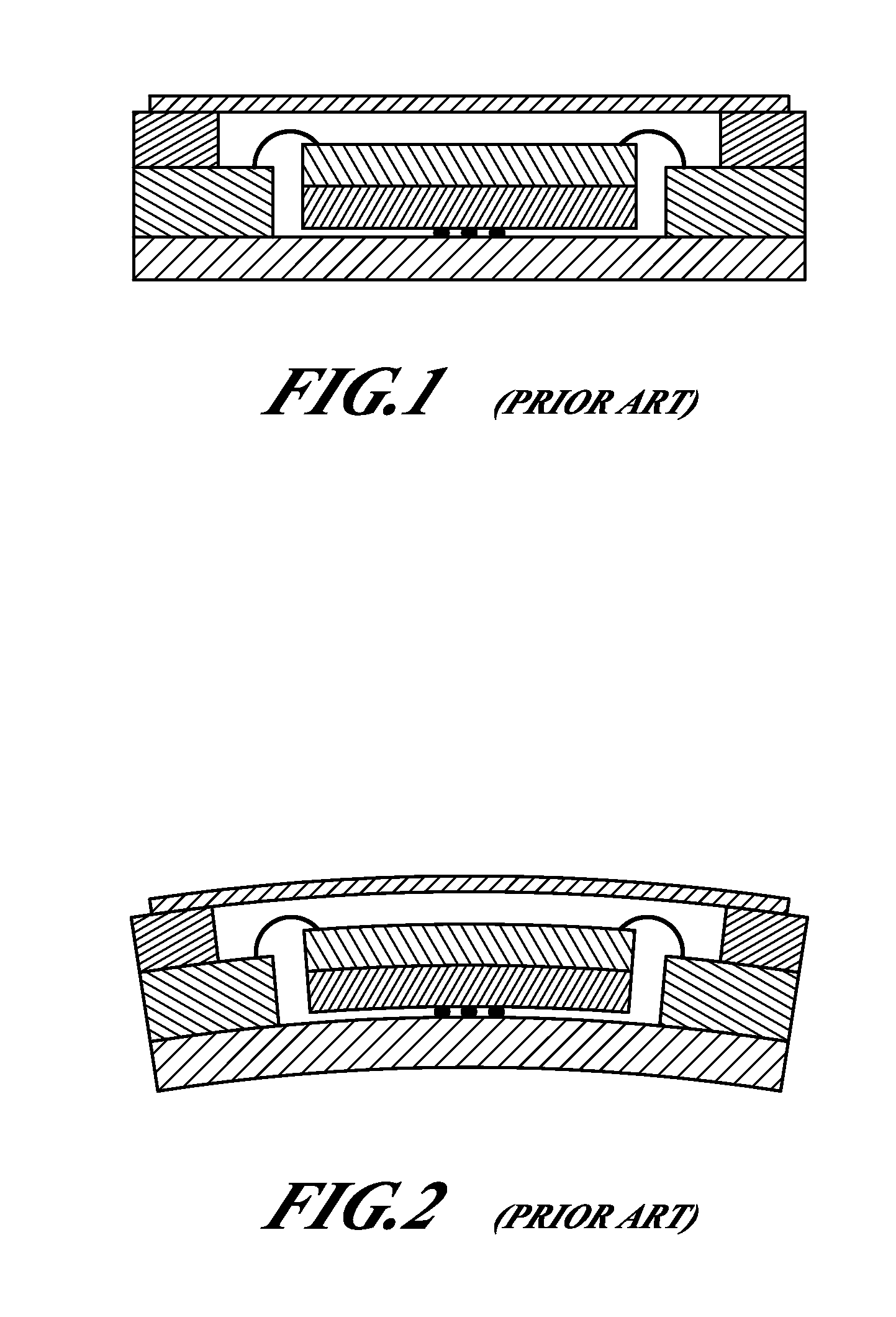 Low-stress hermetic die attach