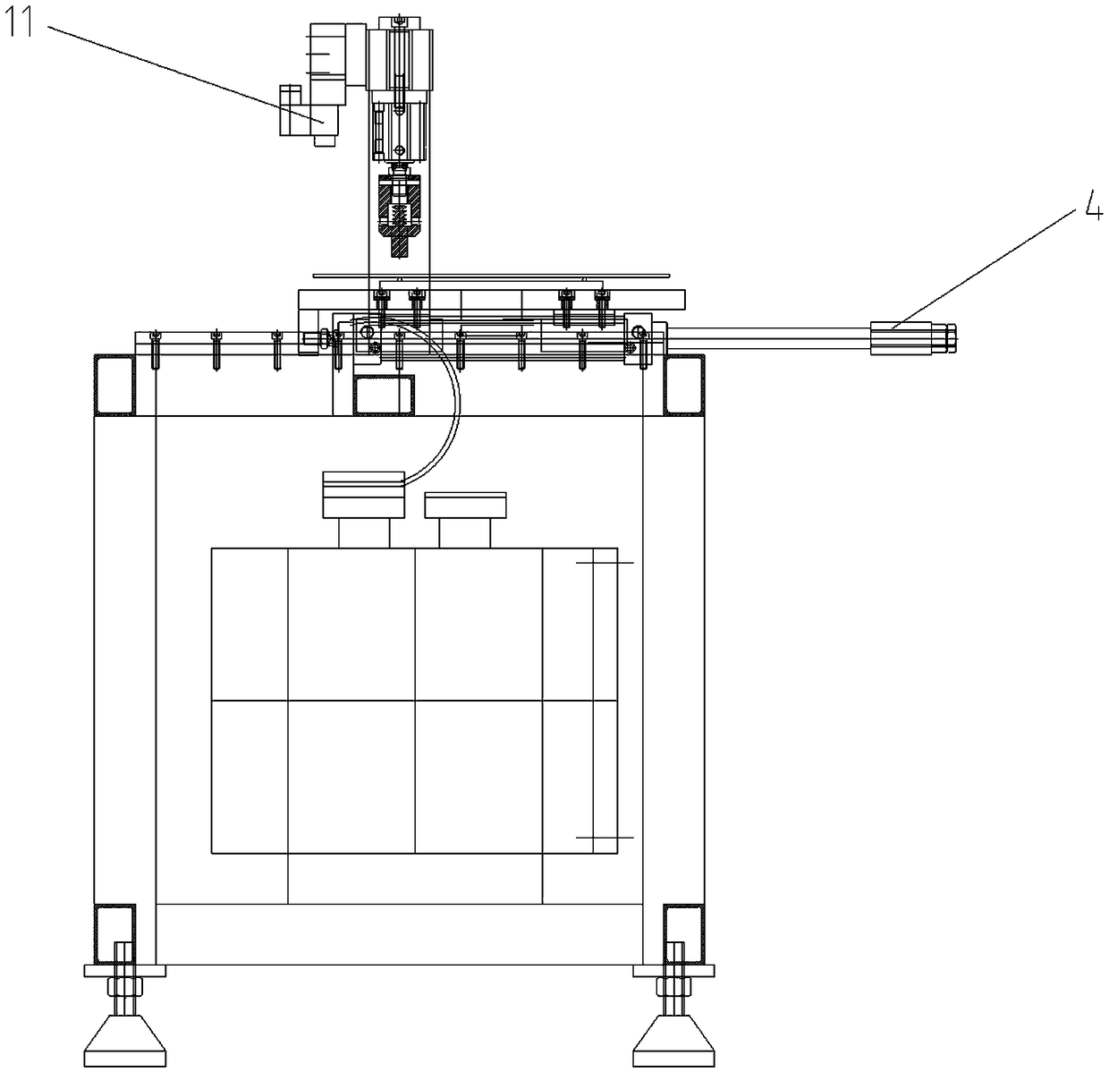 Metal mesh multi-point pressure welding mechanism and method