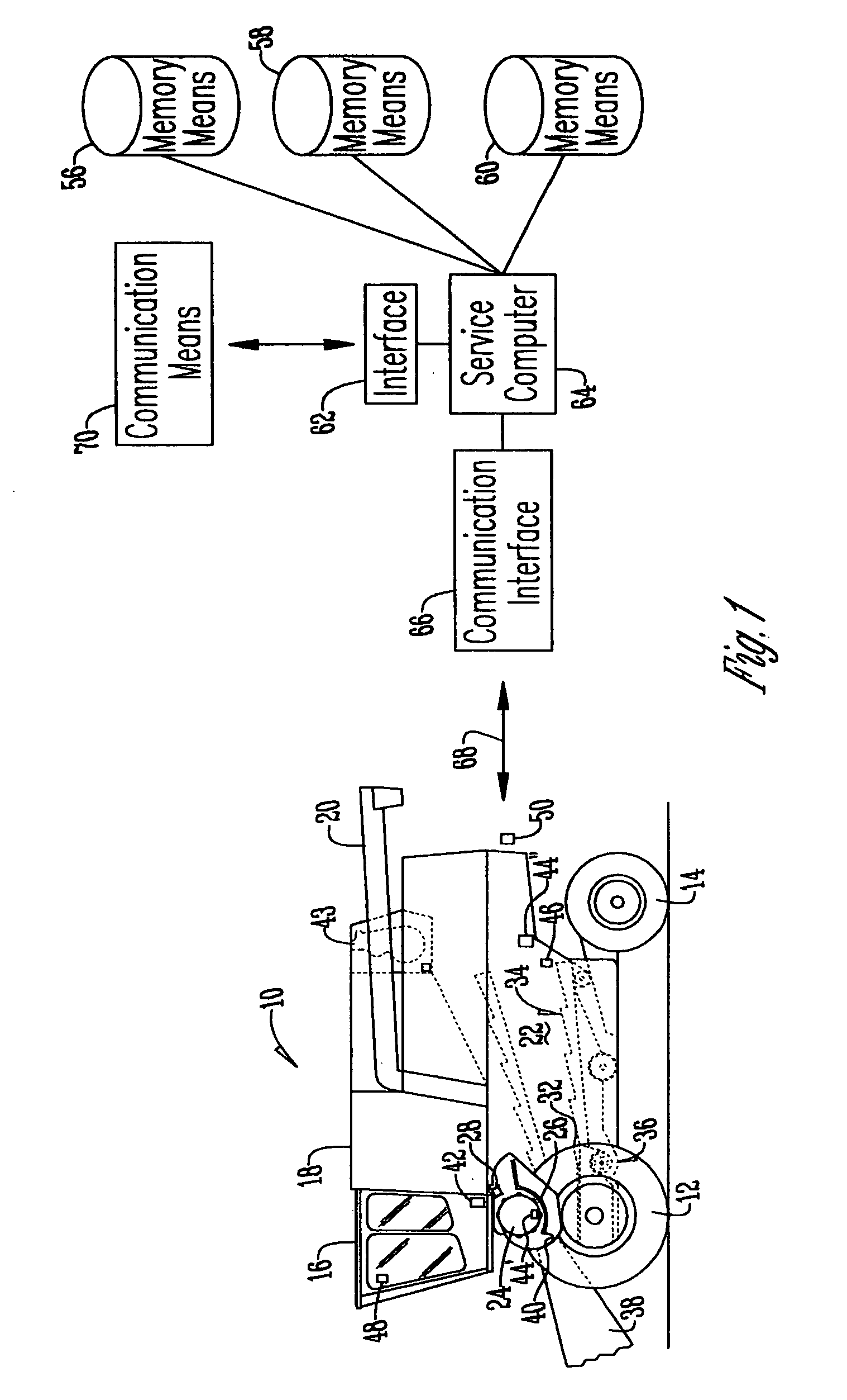 Method of monitoring equipment of an agricultural machine