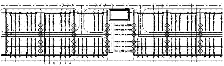 Medium-voltage side hybrid gas insulated switchgear (HGIS) distribution device for ultrahigh voltage intelligent substation