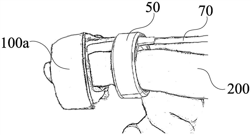 Blood oxygen sensor assembly and blood oxygen measuring device