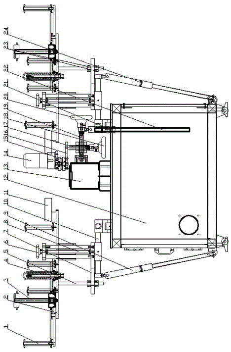 Labelling device for bottled drink