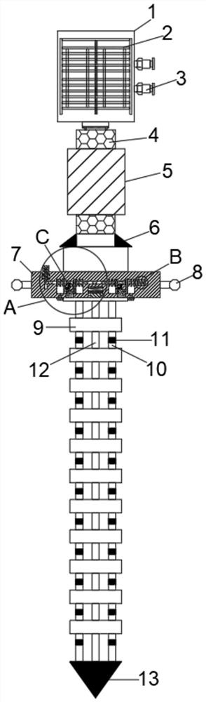 Double multi-point thermocouple