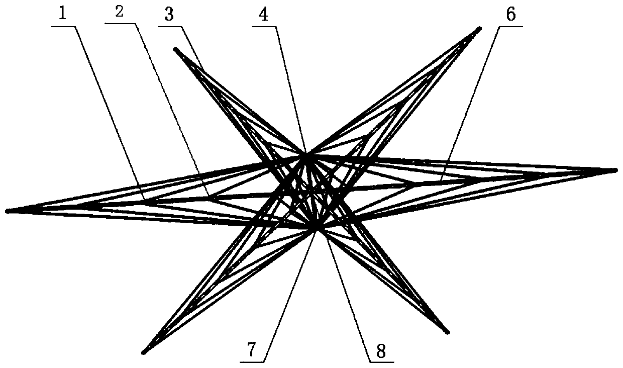 Scissor-type deployable antenna mechanism based on rolling hinges