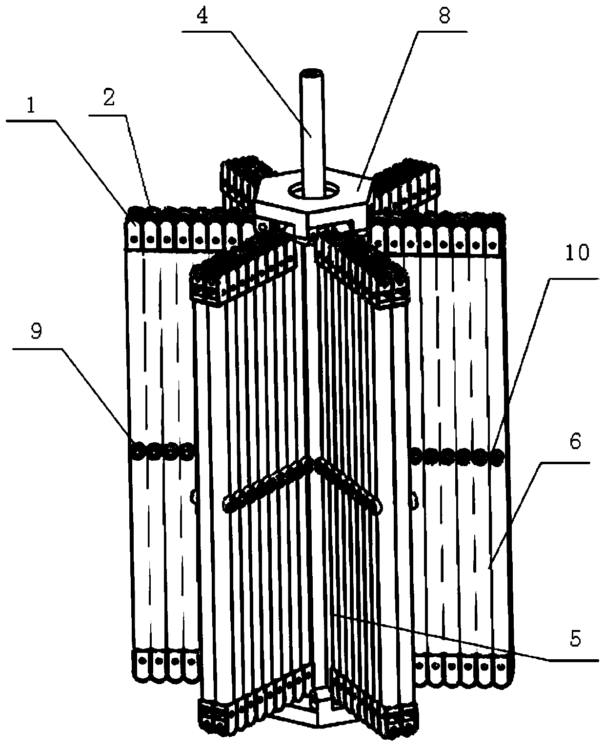 Scissor-type deployable antenna mechanism based on rolling hinges