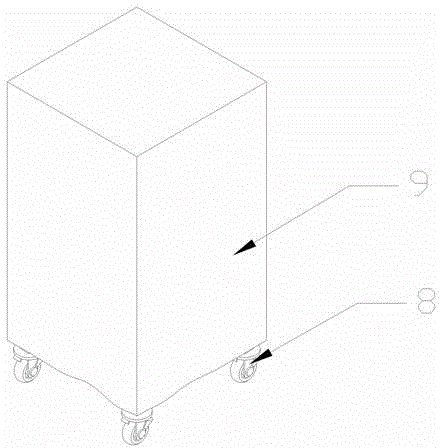 Telescopic three-dimensional seedling growing frame