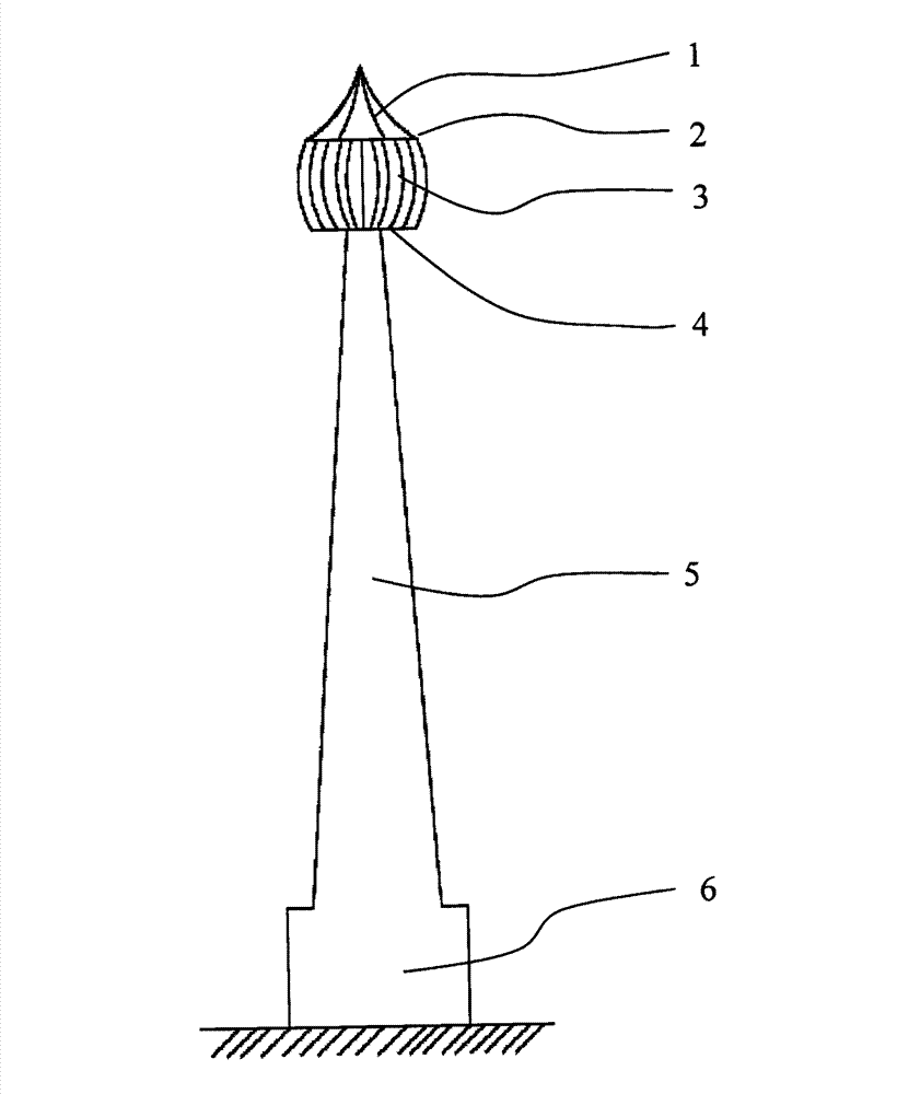 Vertical type air flow power generation system