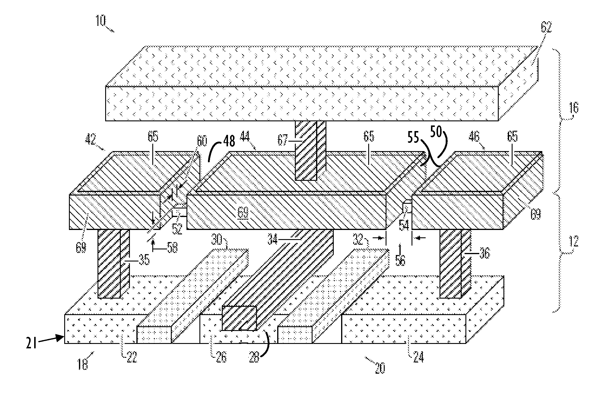 Phase change memory device and manufacturing method