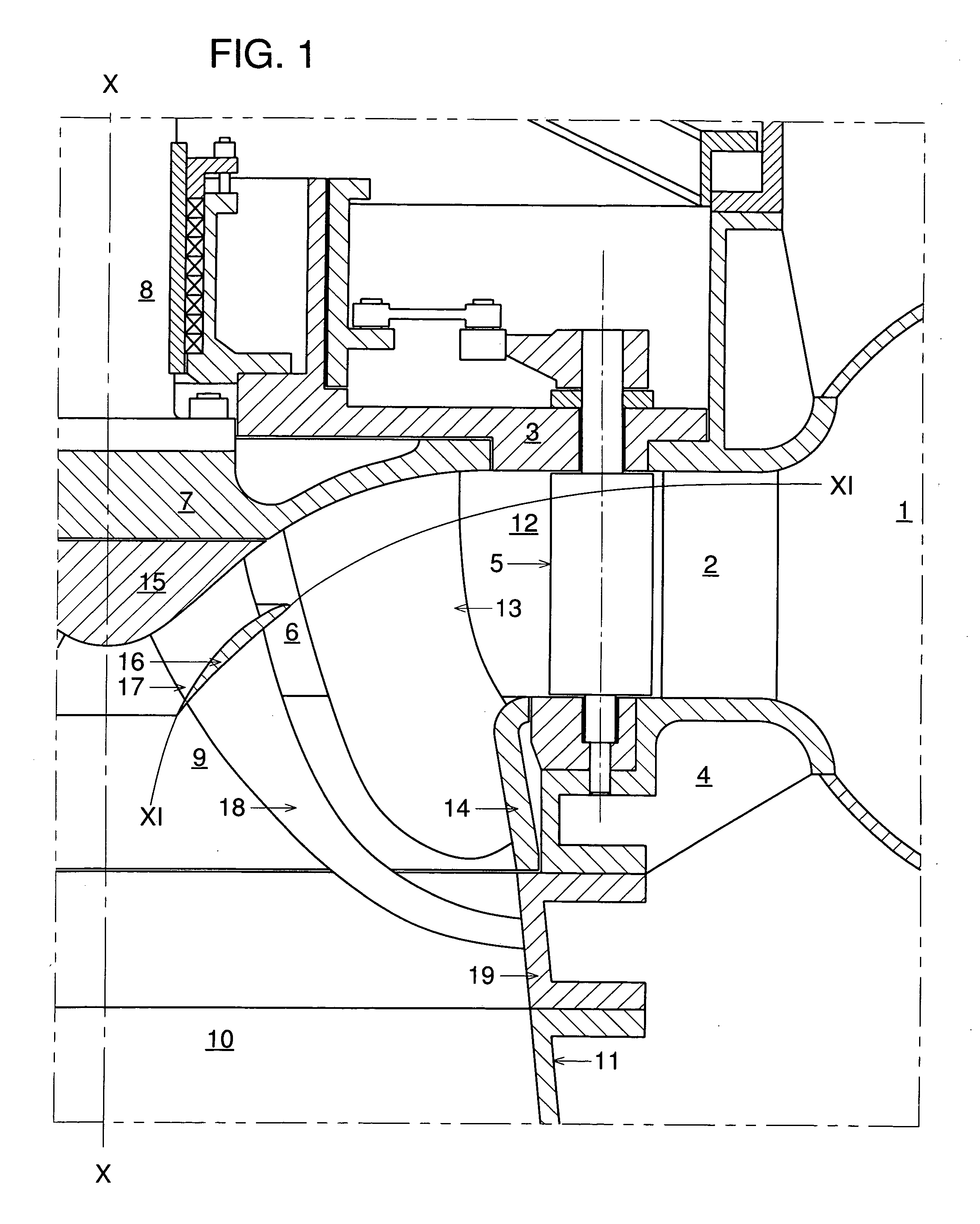 Exit stay apparatus with intermediate flange