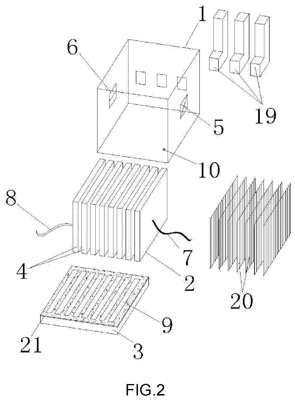 Bi-facial photovoltaic power generation module