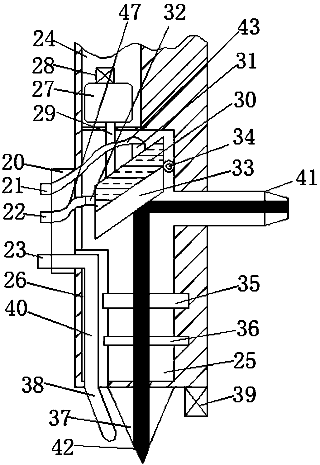 Adaptive focusing cutting head for kilowatt-class fiber laser cutting machine and operation method thereof