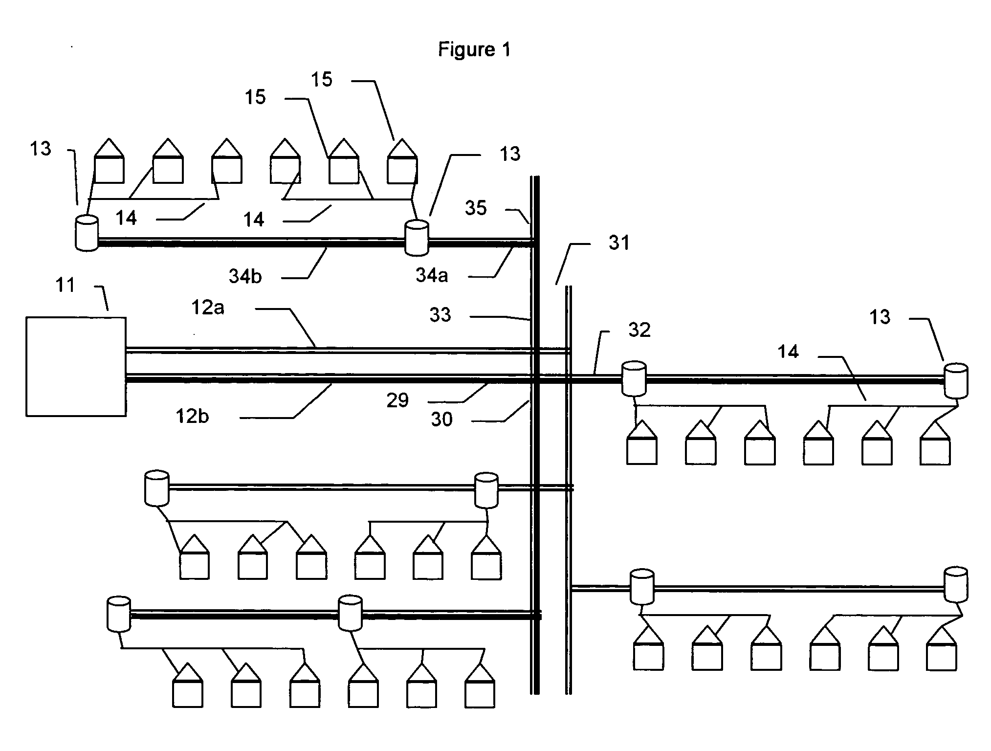 Power line property measurement devices and power line fault location methods, devices and systems