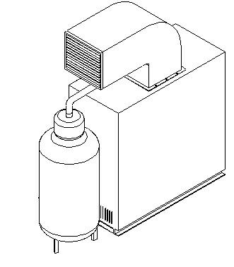 High-pressure refrigerant-driven refrigeration and purification integrated machine and method