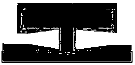 A method for forming y-type gate metal dielectric holes assisted by photoresist