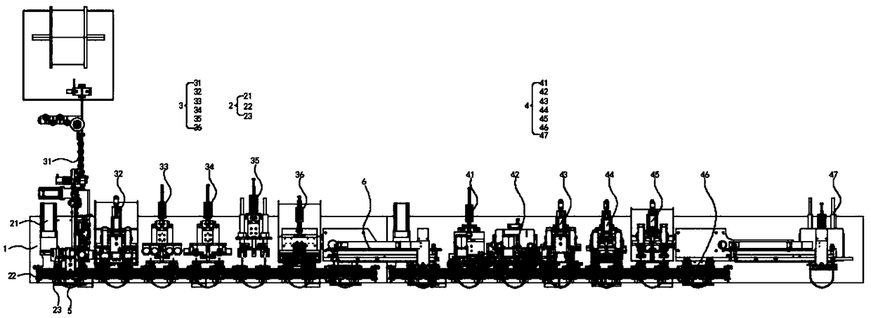 Wire rod pre-processing automaton