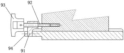 Internally meshed variable-tooth-thickness gear test bench