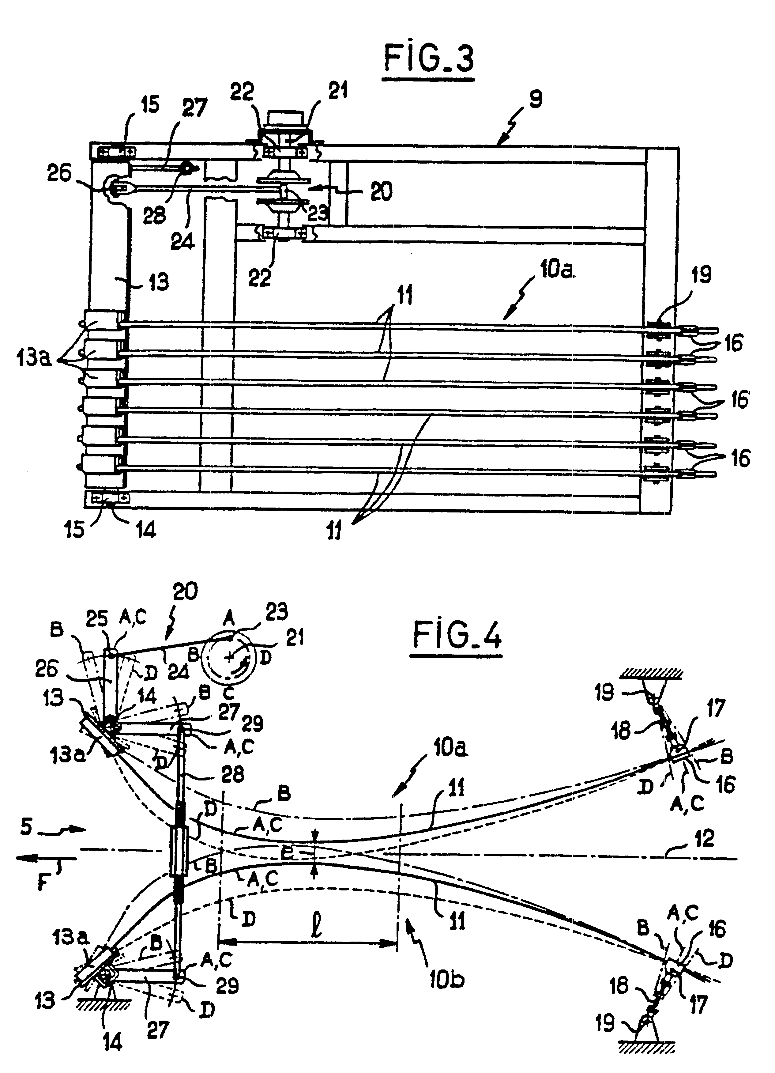 Machine for harvesting fruit and berries and the like from fruit trees and bushes planted in a row, and shaker rod for a machine of this kind