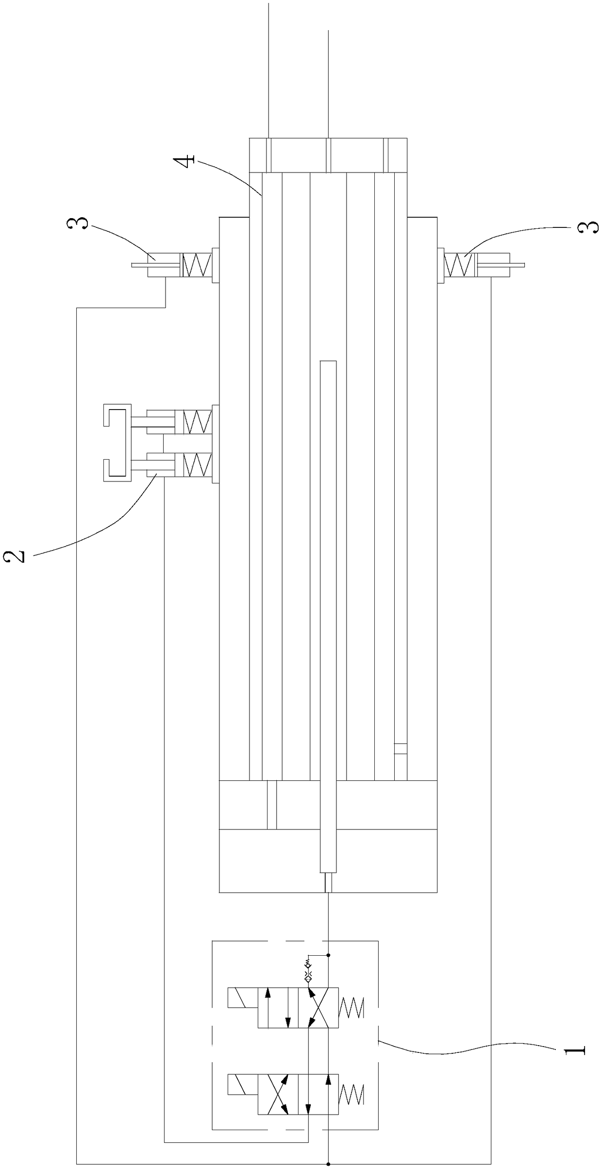 Crane telescoping control device