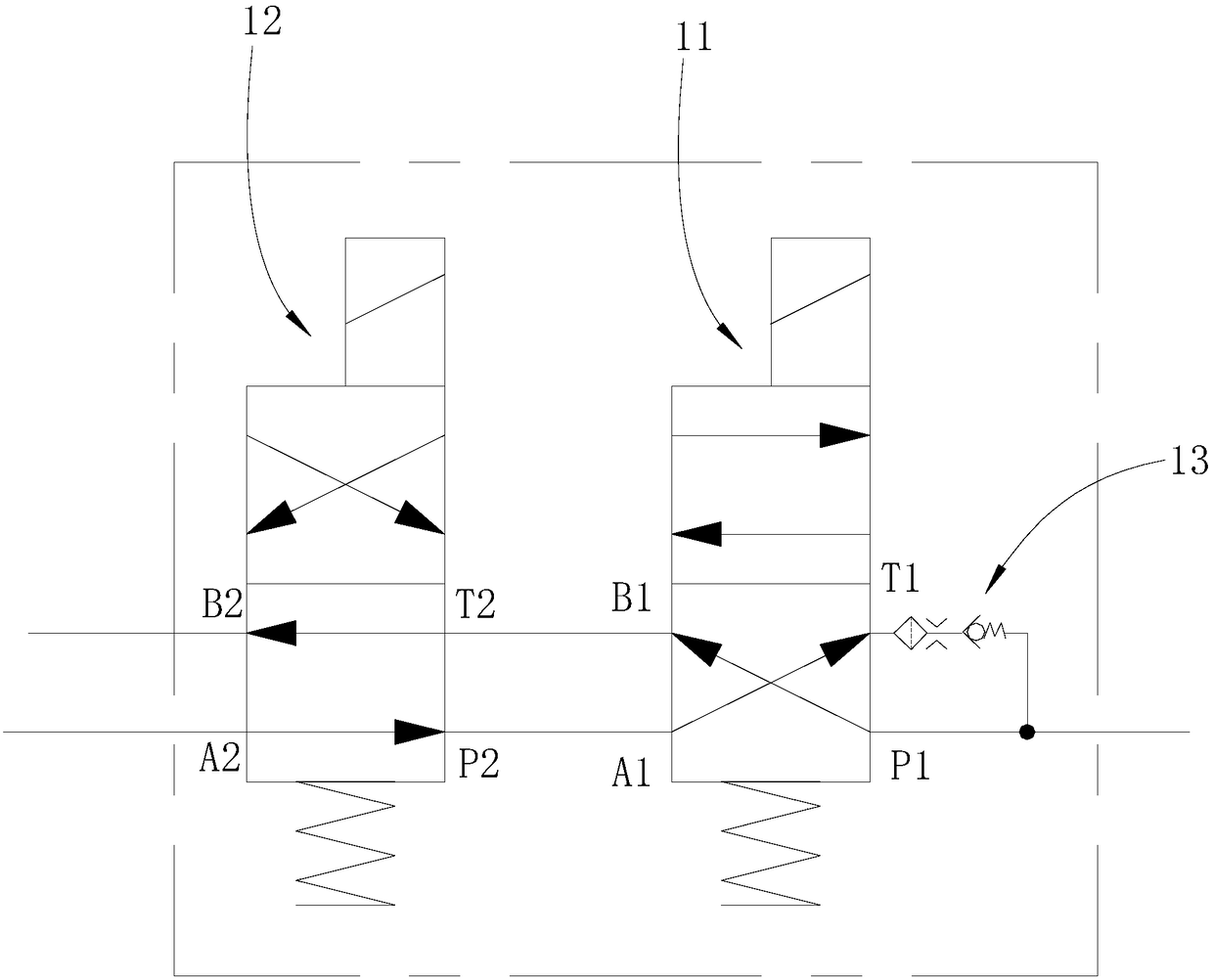 Crane telescoping control device