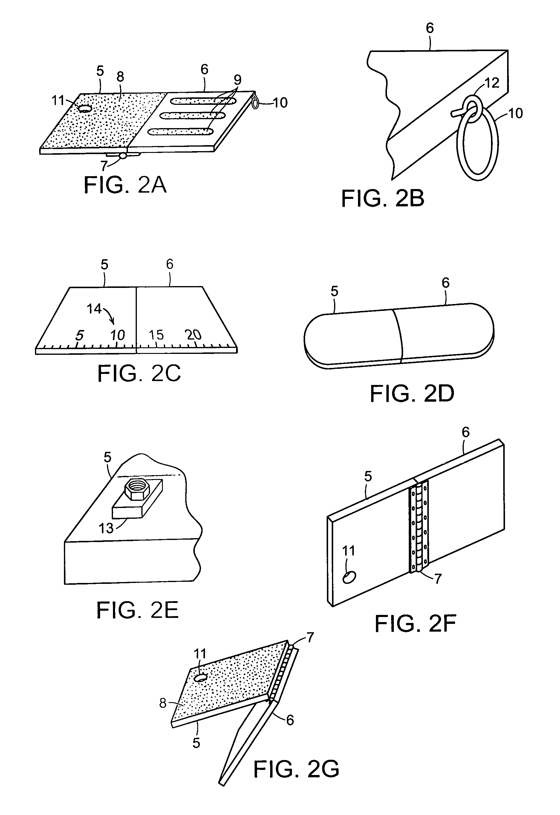 Boat folding table