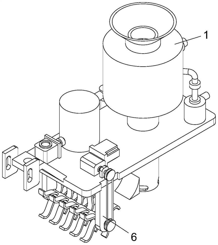 Automatic fertilizing device for farmland soil improvement