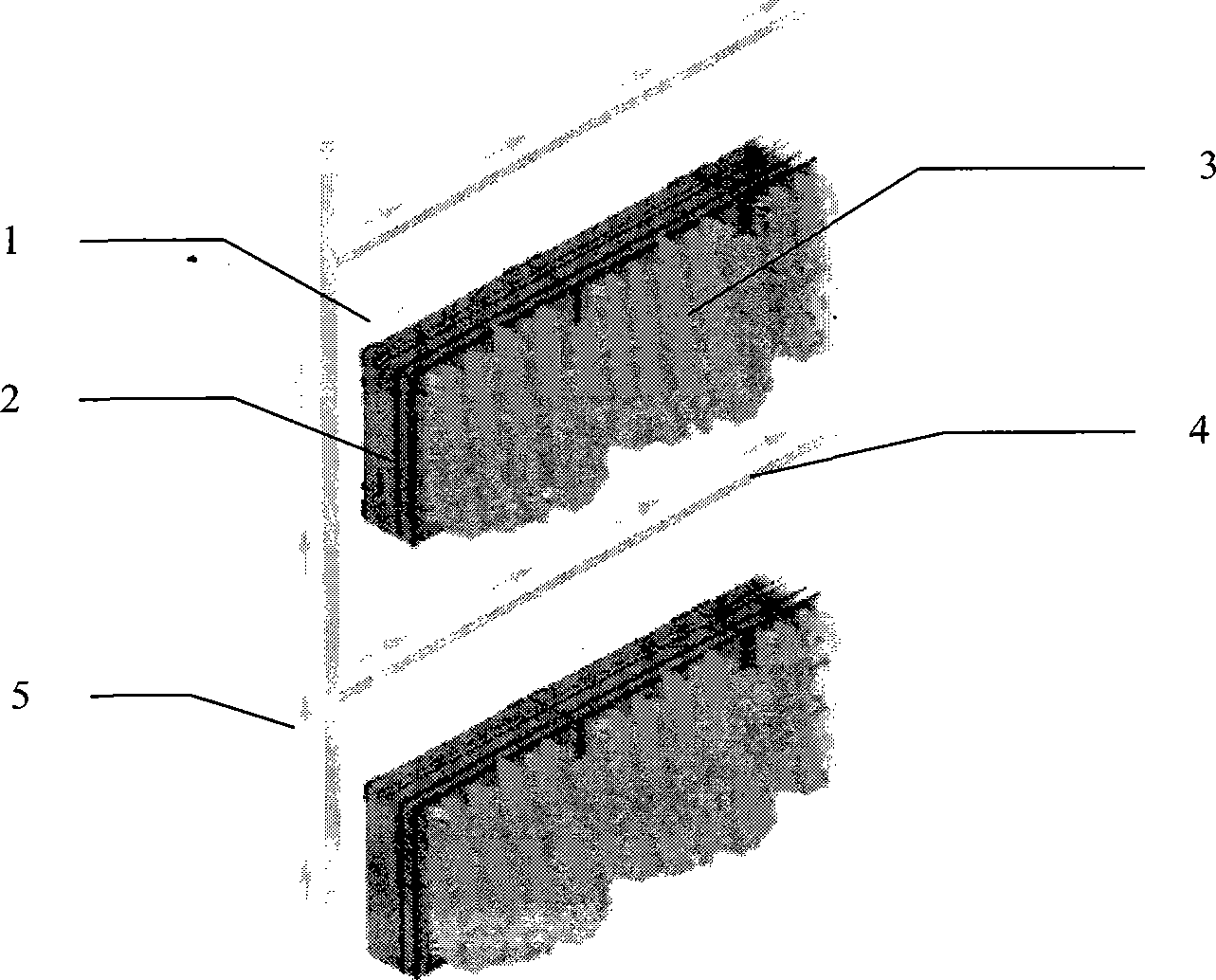 Garden ecological three-dimensional greening system for urban buildings