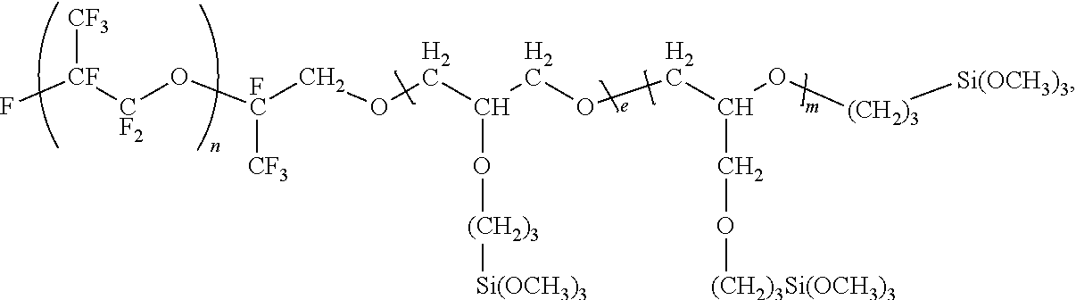 Polysilane compound containing perfluoro(POLY)ether group