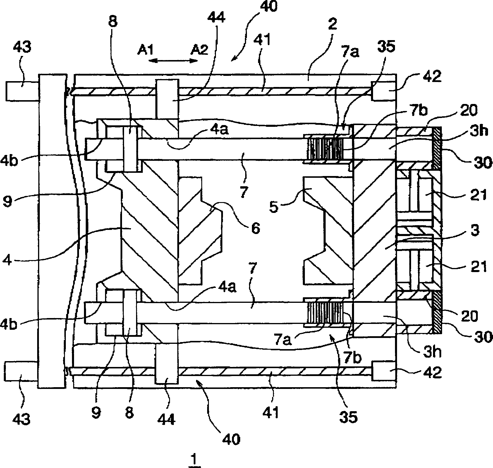 Mould clamping device