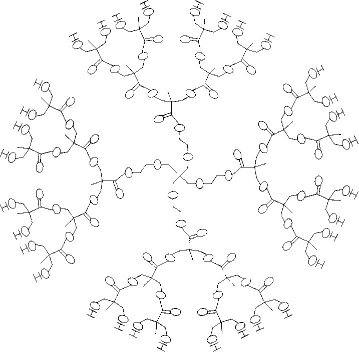 Double pole film with hyperbranched polymericcompound as the intermediate boundary layer and method of preparing the same