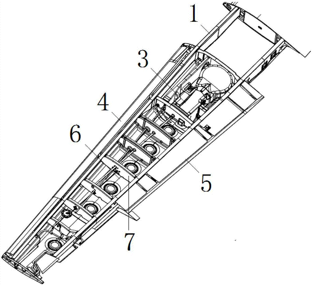 Wing oil box