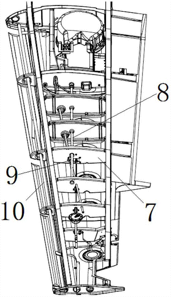 Wing oil box