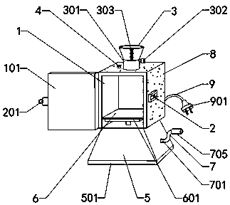 Foam injection molding device