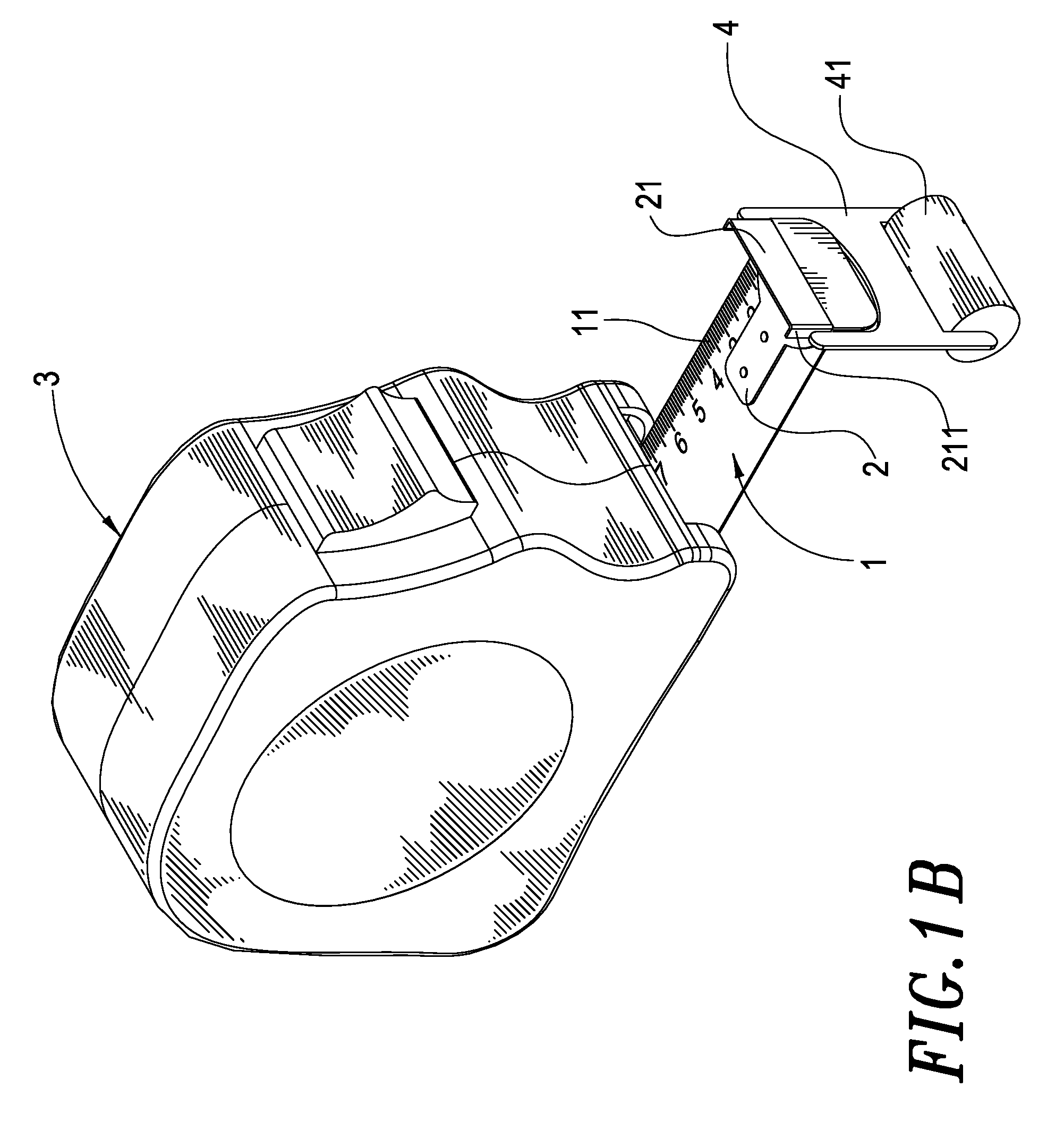 Structure for the head of measuring tape