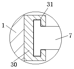 Injection mold cooling device and using method