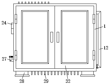 Injection mold cooling device and using method