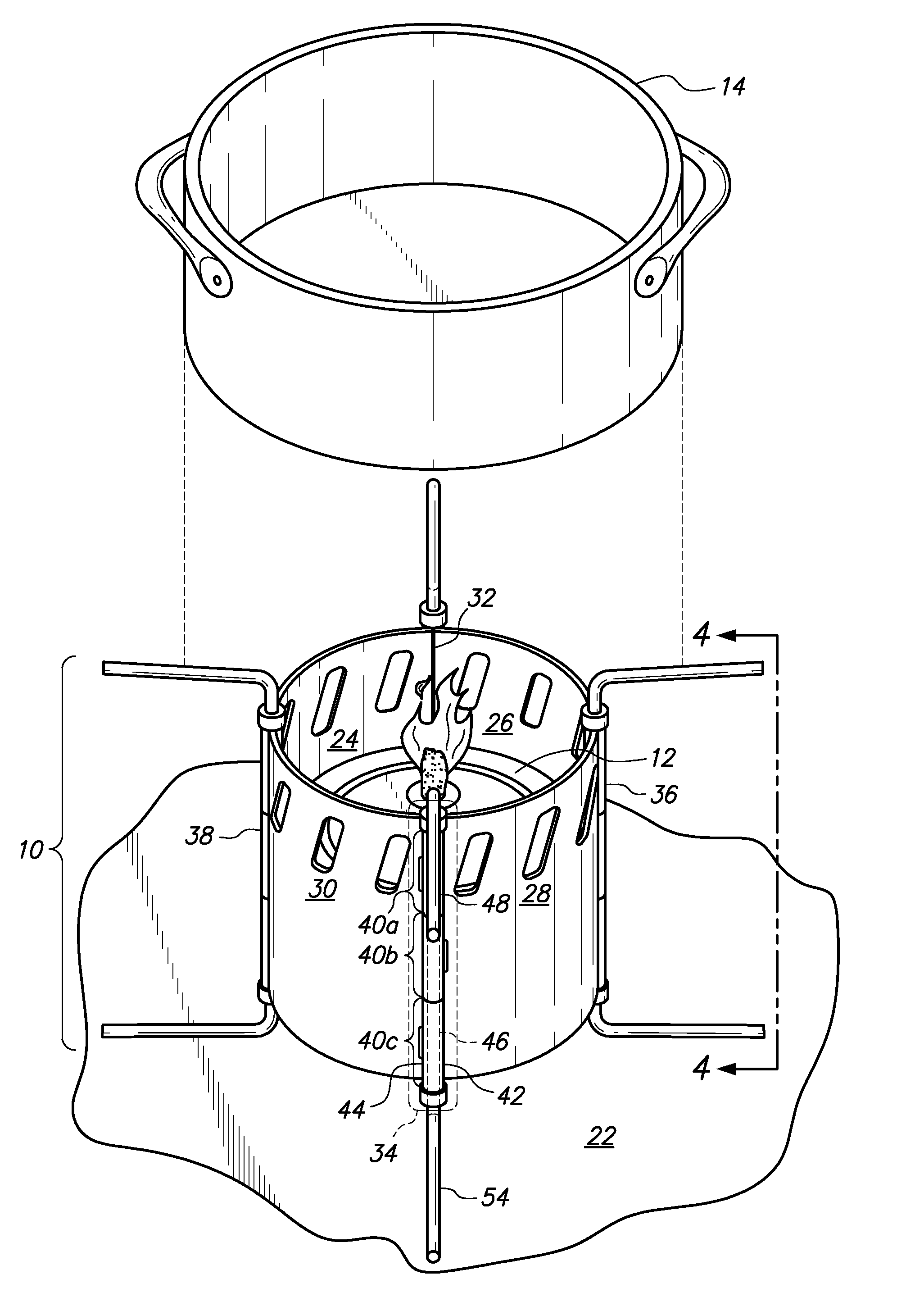 Collapsible Wind Proof Fuel Cell Frame with Portable Cooking Fuel Cell