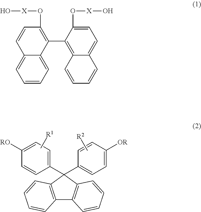 Resin produced by polycondensation, and resin composition