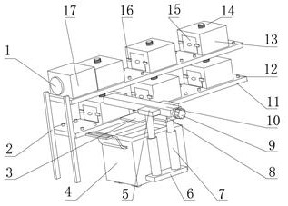 Rapid cleaning device for coop