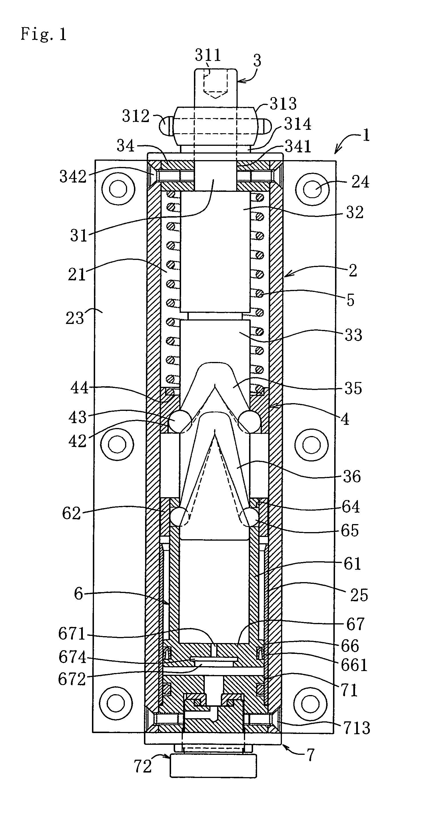 Automatic door closing hinge and double swing door structure