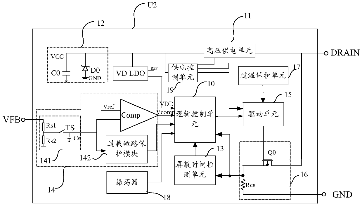 Switching power supply controller, switching power supply system and switching power supply system power supply method